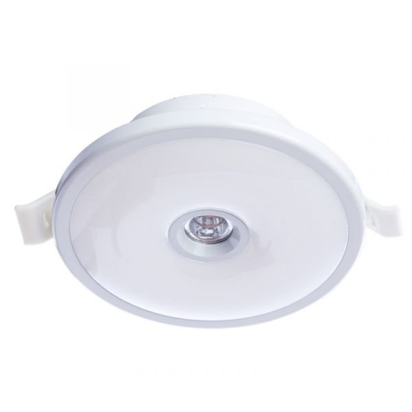 Точечный светильник Arte Lamp Versus A2517PL-2WH, арматура цвет белый, плафон/абажур пластик, цвет белый