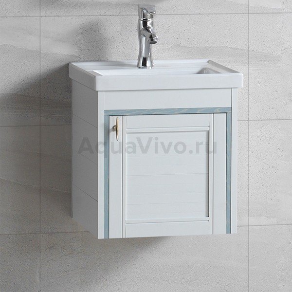 Мебель для ванной River Sofia 40, цвет белый / голубой
