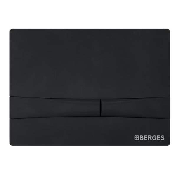 Комплект Berges 043224 унитаза Floe Rimless с сиденьем микролифт и инсталляции Novum 525 с черной кнопкой F5 SoftTouch