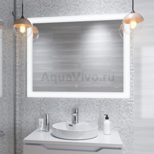 Зеркало Cersanit LED 030 Design 100x80, с подсветкой, с функцией антизапотевания
