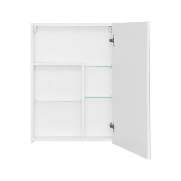 Шкаф-зеркало Акватон Асти 50, цвет белый глянец