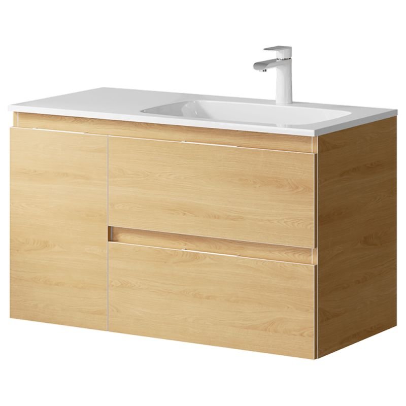 Мебель для ванной Aqwella Accent 90, под правую раковину, цвет дуб золотой