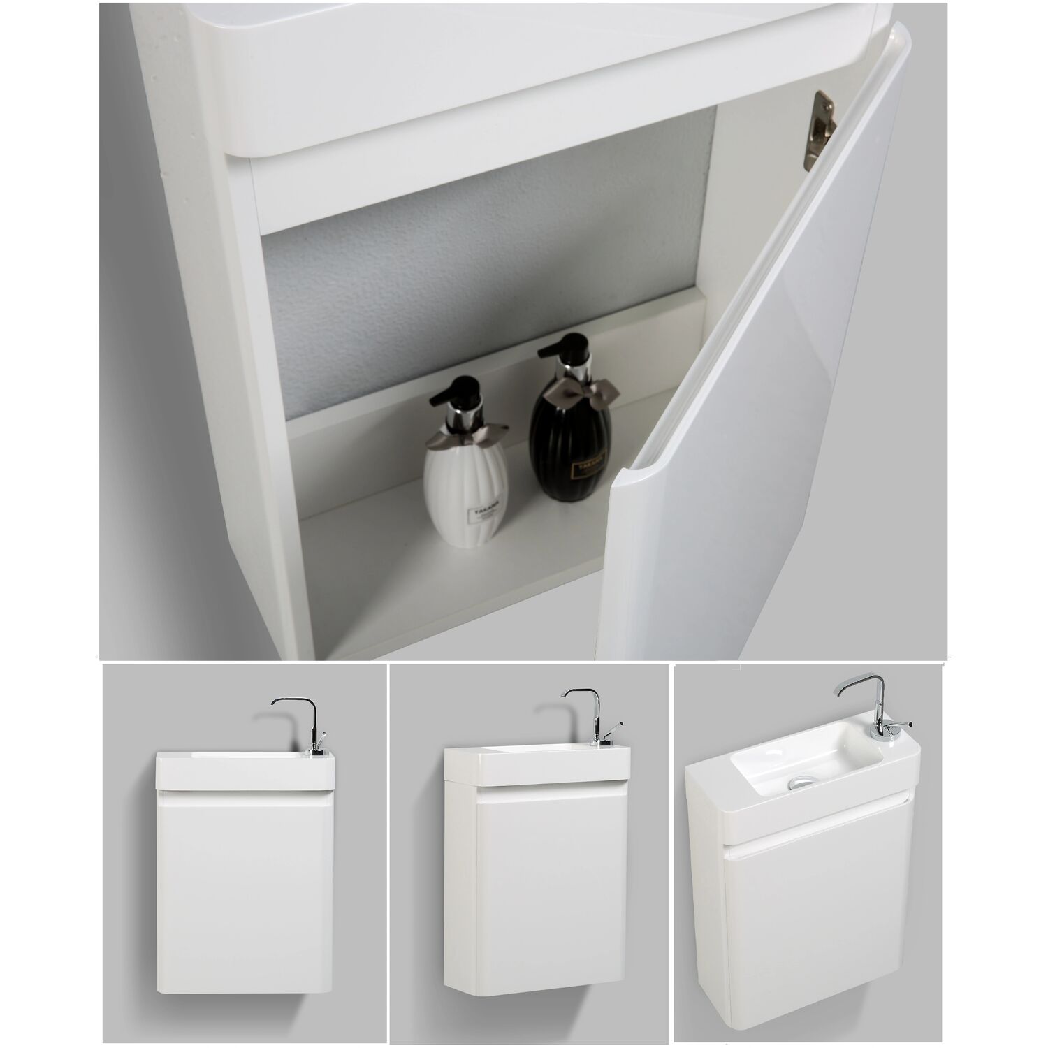 Мебель для ванной Parly Gucci 45, цвет белый глянцевый - фото 1