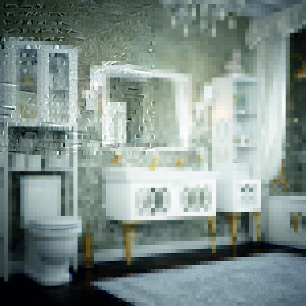 Мебель для ванной Corozo Таормина 105, цвет белый - фото 1