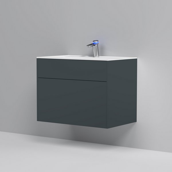 Мебель для ванной AM.PM Inspire 2.0 80 подвесной, цвет графит матовый