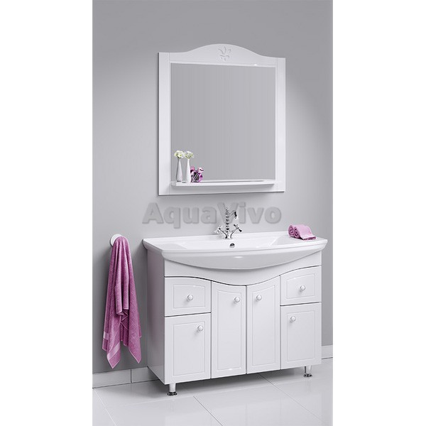 Мебель для ванной Aqwella Франческа 105, цвет белый