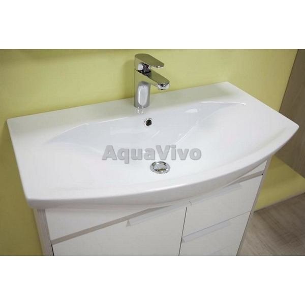Мебель для ванной Акватон Рико 80 цвет белый / ясень фабрик