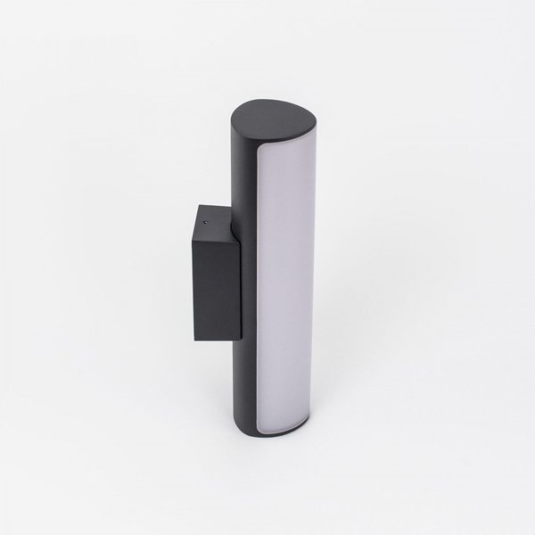 Настенный уличный светильник Citilux CLU0007, арматура черная, плафон/абажур стекло, цвет белый - фото 1