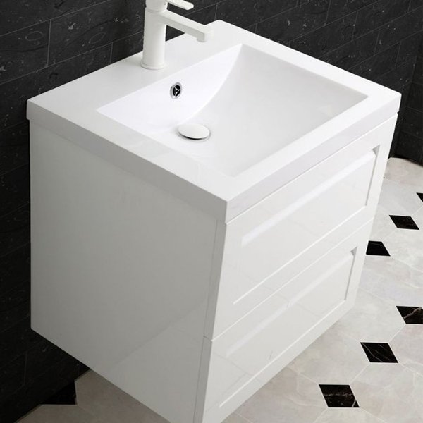 Мебель для ванной Art & Max Platino 60 подвесная, цвет белый матовый  - фото 1
