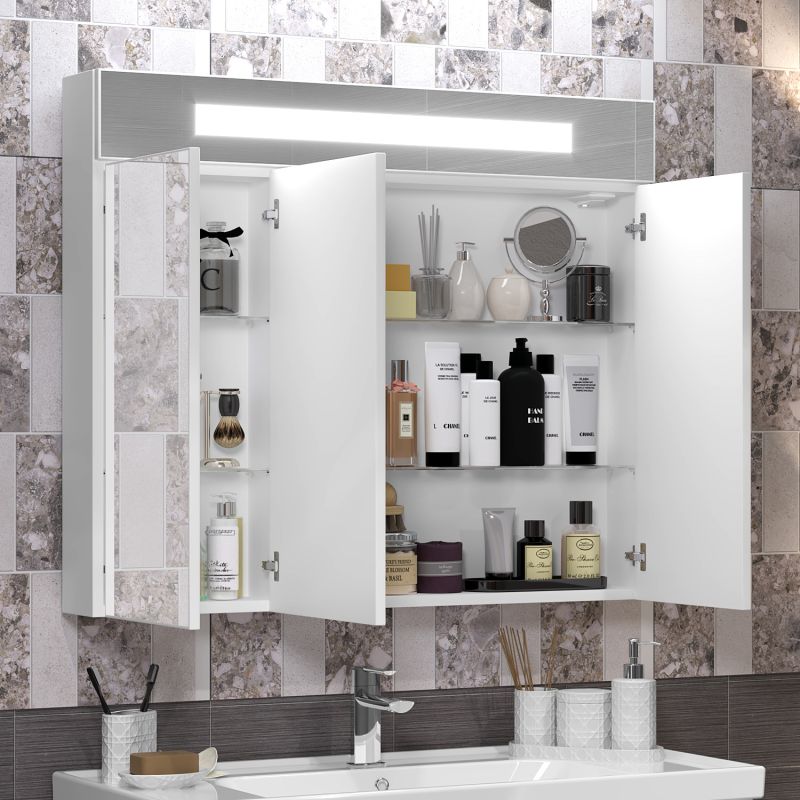 Мебель для ванной Опадирис Фреш 100 подвесная, с бельевой корзиной, цвет белый