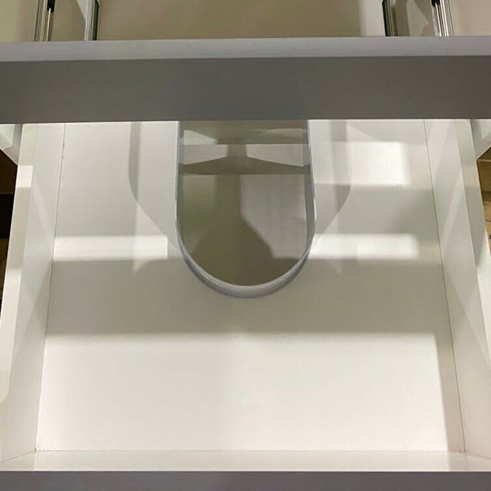 Мебель для ванной Stella Polar Корделия 60, с 2 ящиками, цвет серый