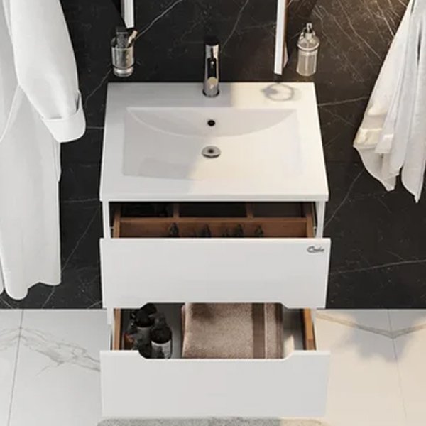 Мебель для ванной Оника Айленд 60.13, цвет белый - фото 1