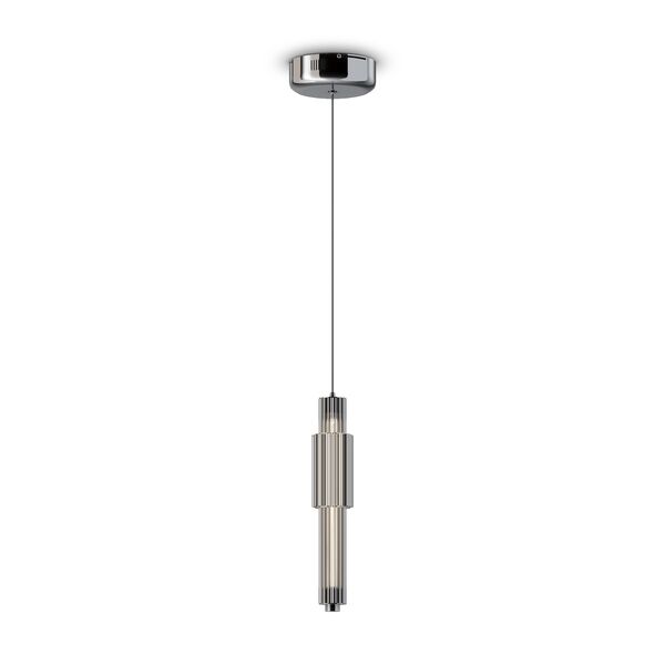 Подвесной светильник Maytoni Verticale MOD308PL-L9CH3K, арматура хром, плафон стекло хром