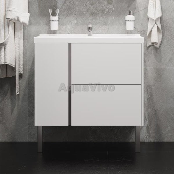 Мебель для ванной Акватон Стоун 80, цвет белый - фото 1