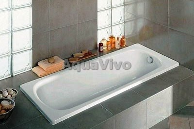 Стальная ванна Roca Contesa 235860000 170x70, без антискользящего покрытия - фото 1