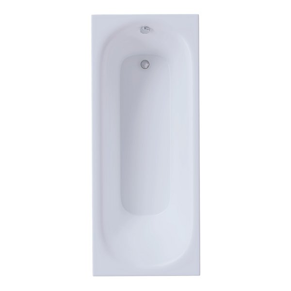 Акриловая ванна Акватек Лугано 170x70, без каркаса и слива-перелива, цвет белый