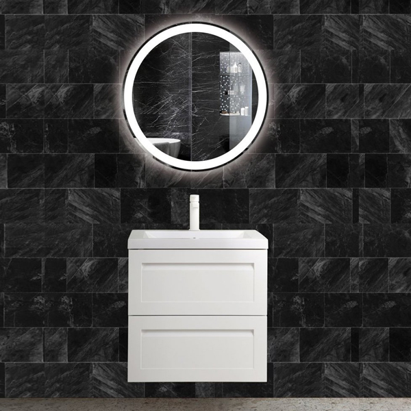 Мебель для ванной Art & Max Platino 60 подвесная, цвет белый матовый  - фото 1