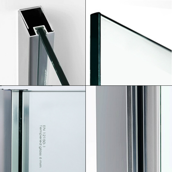Душевой уголок WasserKRAFT Salm WasserSchutz 27I18 100x90, стекло прозрачное, профиль серебристый