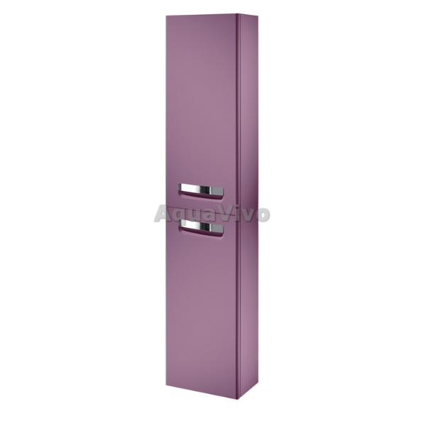 Шкаф-пенал Roca Gap 35, цвет фиолетовый, левый