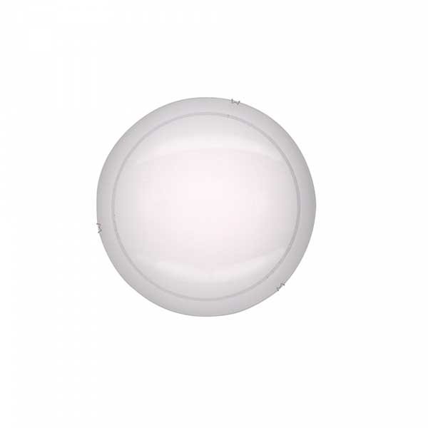Настенно-потолочный светильник Citilux 917 CL917081, арматура хром, плафон стекло белое, 25х25 см