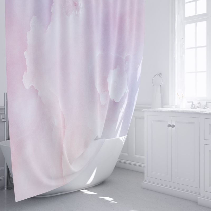 Штора для ванной Fixsen Lady FX-2517, 180x200, цвет розовый