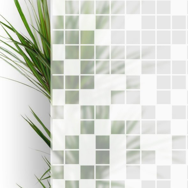 Душевой уголок Тритон Стандарт 100x100, стекло прозрачное с мозаикой, профиль белый