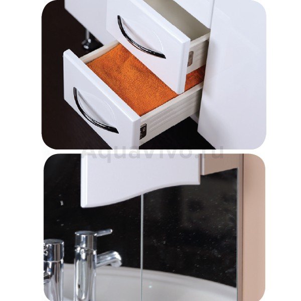 Мебель для ванной Оника Моника 75.10, цвет белый - фото 1