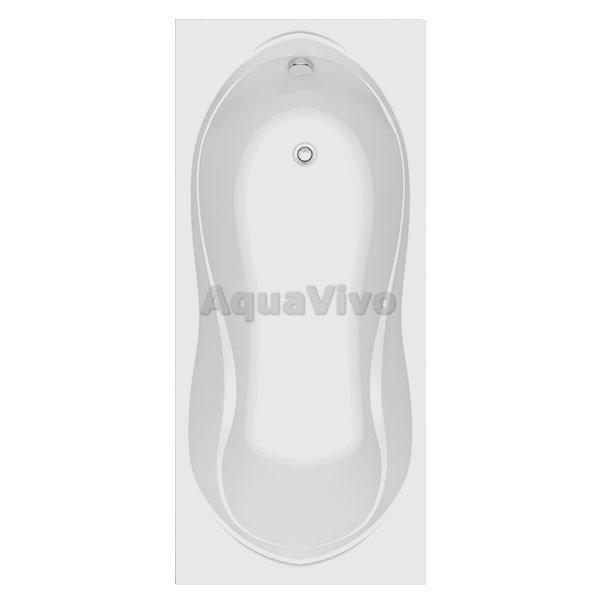 Акриловая ванна Бас Ямайка 180x80, с каркасом, без экранов, цвет белый