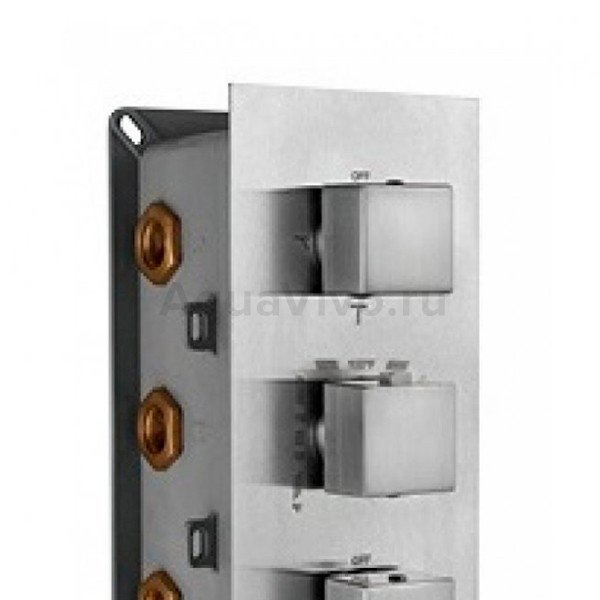 Смеситель RGW Shower Panels SP-41-03 для ванны и душа, встраиваемый, термостатический, цвет хром - фото 1