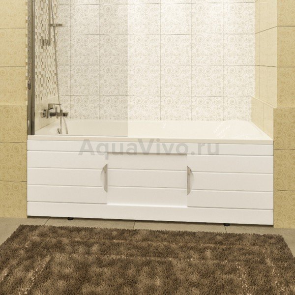 Экран для ванны Санта Родос 150, цвет белый