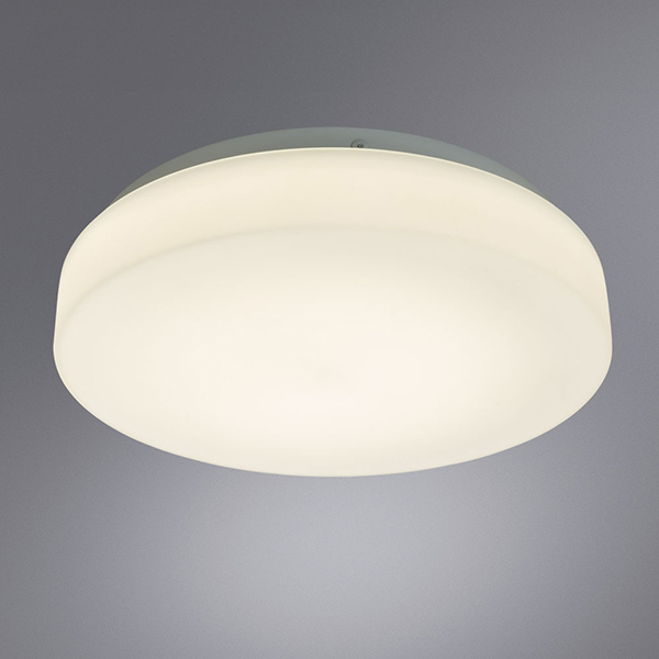 Потолочный светильник Arte Lamp Aqua-Tablet Led A6836PL-1WH, арматура белая, плафон стекло белое, 31х31 см