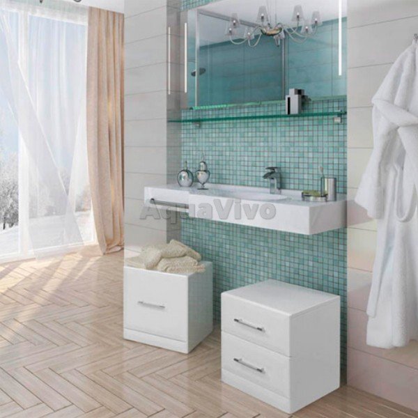 Мебель для ванной Акватон Отель 127 правая - фото 1
