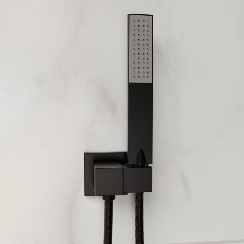 Душевой комплект RGW Shower Panels SP-371 B, встраиваемый, цвет черный - фото 1