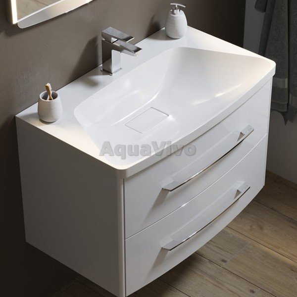 Мебель для ванной Aqwella Neringa 80, цвет белый - фото 1