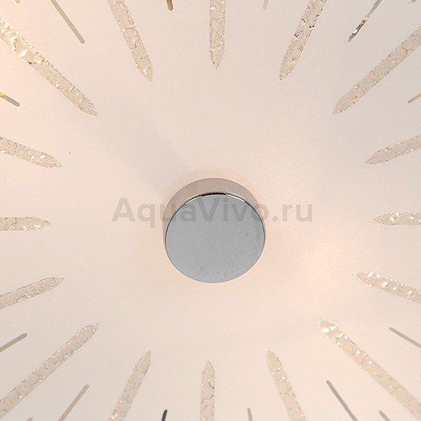 Потолочный светильник Citilux Портал CL324201, арматура хром, плафон стекло / хрусталь прозрачный, 61х61 см