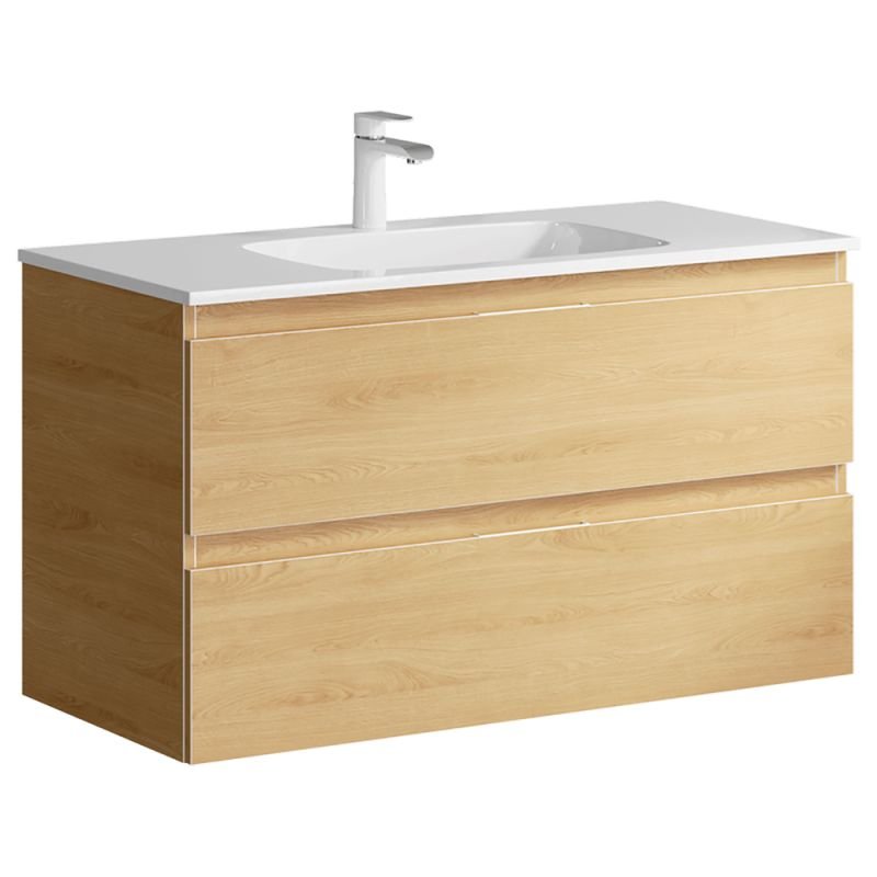 Мебель для ванной Aqwella Accent 100, с 2 ящиками, цвет дуб золотой - фото 1
