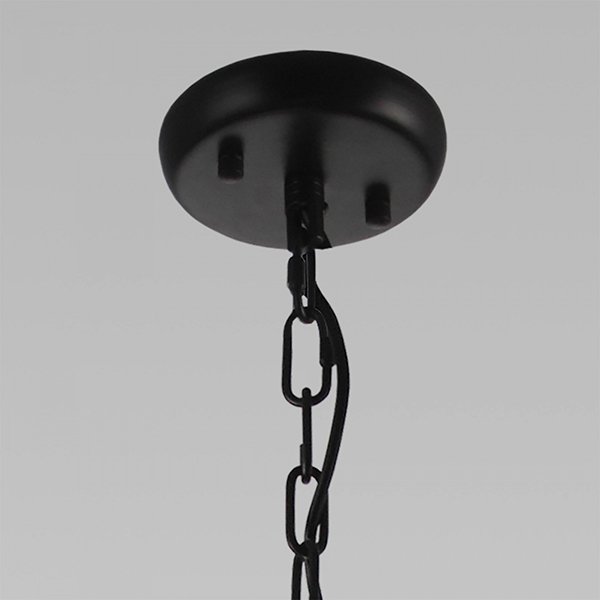 Подвесной светильник Citilux Мартин CL332012, арматура коричневая, плафон хрусталь бежевый, 18х18 см