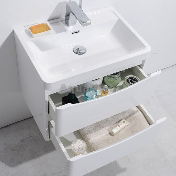 Мебель для ванной BelBagno Ancona-N 60, подвесная, цвет Bianco Lucido
