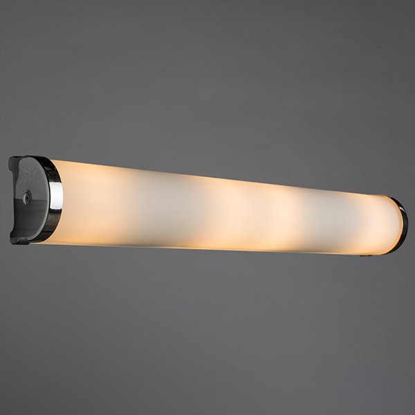 Настенный светильник Arte Lamp Aqua A5210AP-4CC, арматура хром, плафон стекло белое, 55х9 см