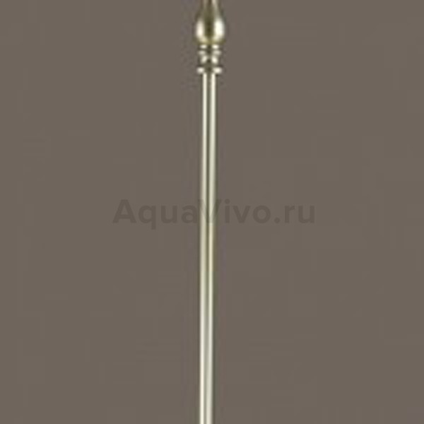 Торшер Odeon Light Aurelia 3390/1F, арматура серебристо-золотистая, плафон ткань пудра, 38х152 см - фото 1