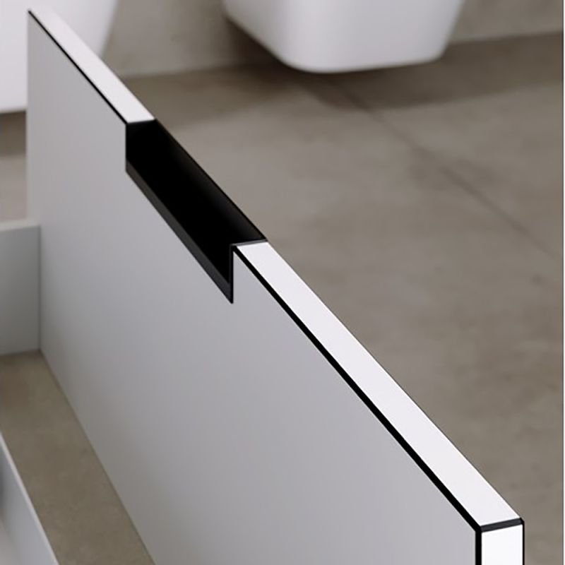 Мебель для ванной Aqwella Accent 90, под левую раковину, цвет белый
