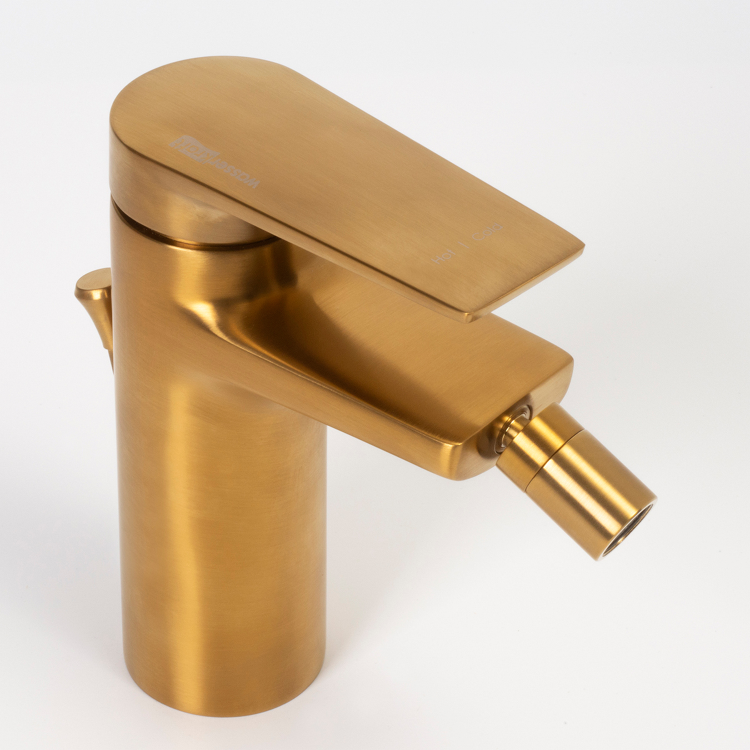 Смеситель WasserKRAFT Aisch 5506 для биде, с донным клапаном, цвет золото - фото 1