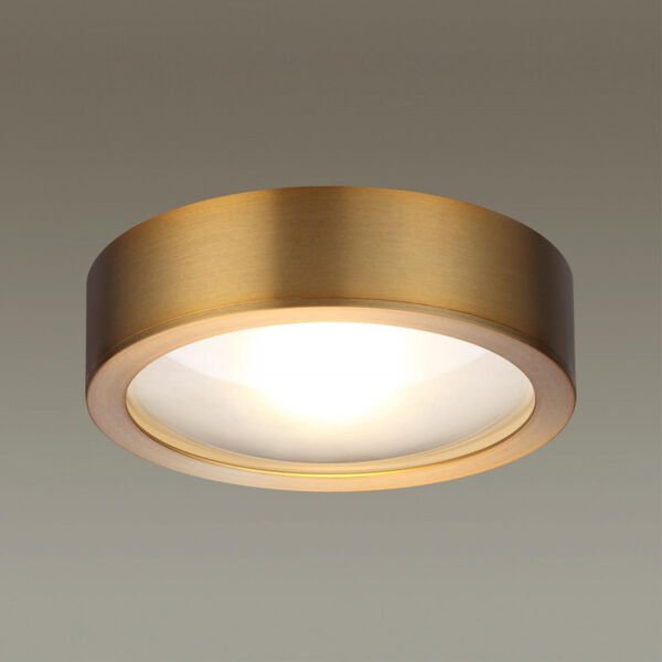 Потолочный светильник Odeon Light Reus 4342/7CL, арматура бронза, плафон стекло прозрачное