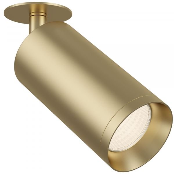 Потолочный светильник Maytoni Technical Focus C018CL-01MG, арматура золото матовое, плафон металл матовый золотой