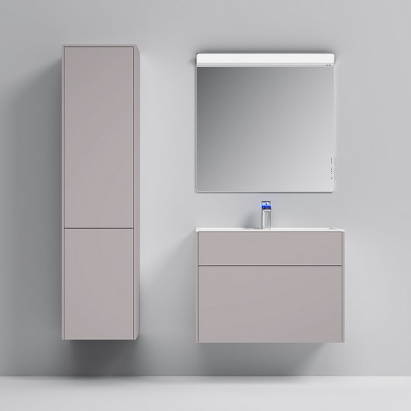 Мебель для ванной AM.PM Inspire 2.0 80 подвесной, цвет элегантный серый матовый - фото 1