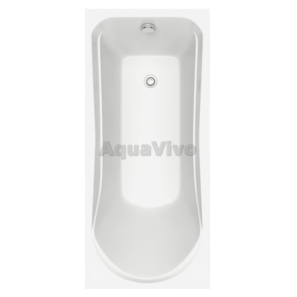 Акриловая ванна Бас Мальта 170x75, с каркасом, без экранов, цвет белый