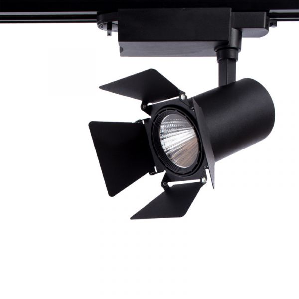 Спот Arte Lamp Falena A6720PL-1BK, арматура черная, плафон металл черный, 11х15 см