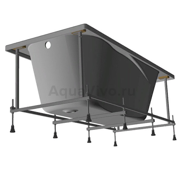 Монтажный комплект для ванны Roca Uno 160x75 (каркас, комплект креплений к стене, комплект креплений к фронтальной панели, слив-перелив)