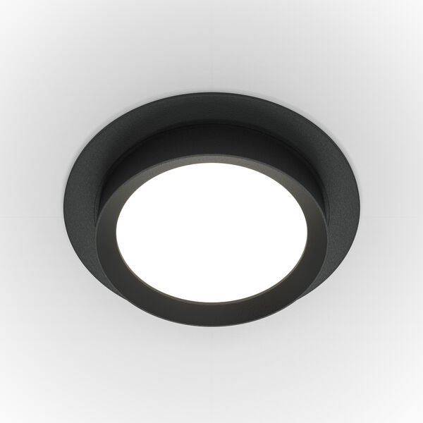 Точечный светильник Maytoni Technicali Hoop DL086-GX53-RD-B, арматура черная