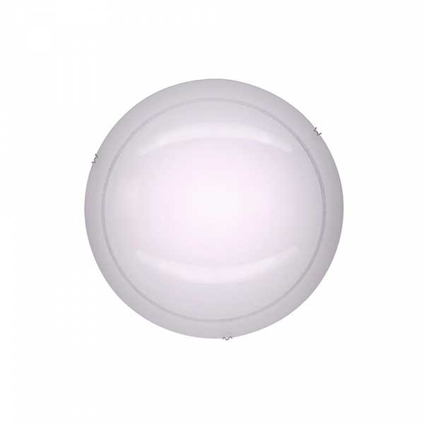 Настенно-потолочный светильник Citilux 918 CL918081, арматура хром, плафон стекло белое, 30х30 см